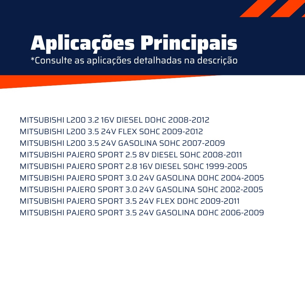 Kit 10 Grampo Fixação do Alargador do Para-Lama para Mitsubishi L200 e Pajero Sport - Universal Automotive - 94713