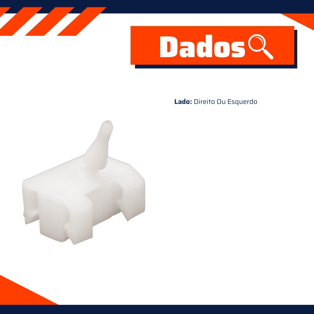 Kit 10 Grampos de Fixação da Longarina para Volkswagen Santana - Universal Automotive - 94879