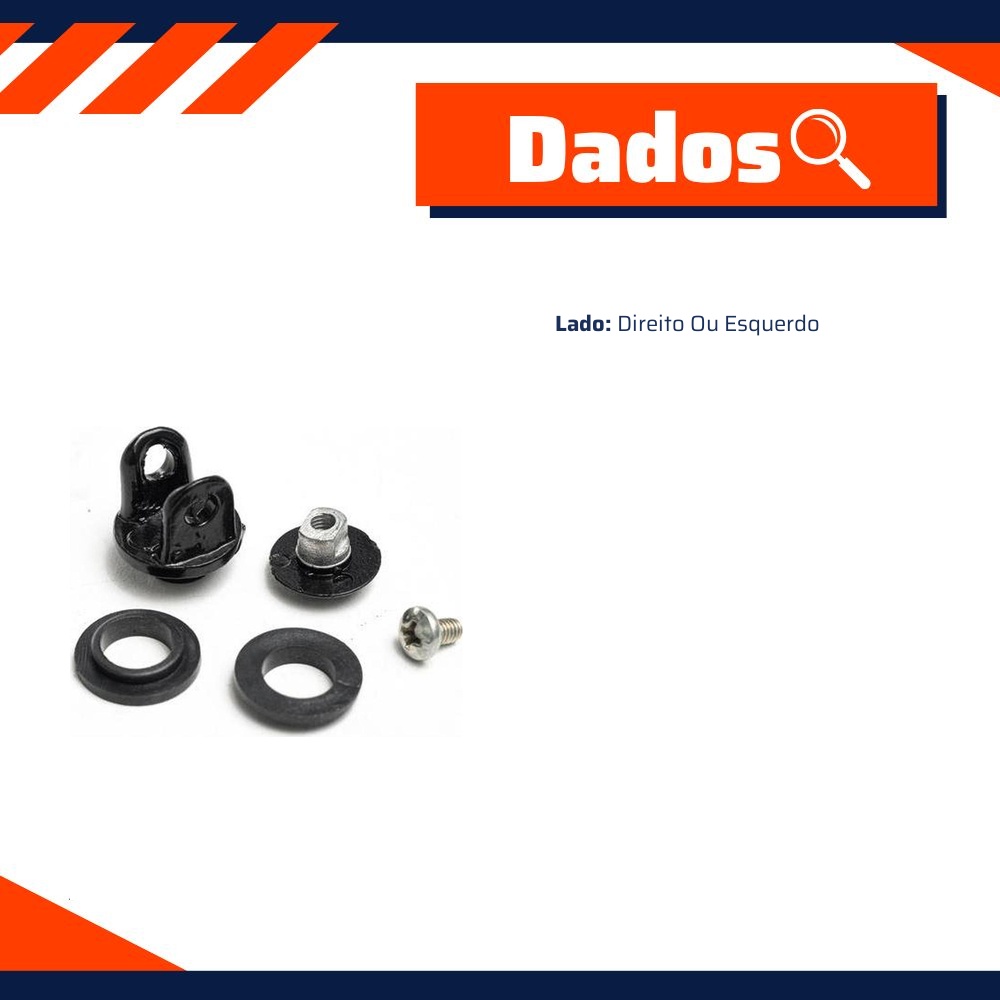Kit da Dobradiça da Janela Lateral para Chevrolet Chevette e Monza - Universal Automotive - 40371