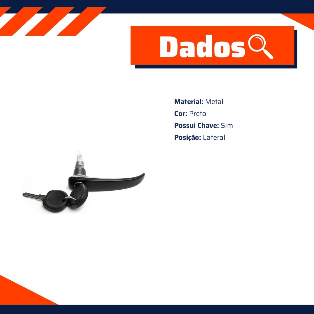 Maçaneta Externa da Porta para Volkswagen Kombi - Universal Automotive - 20452