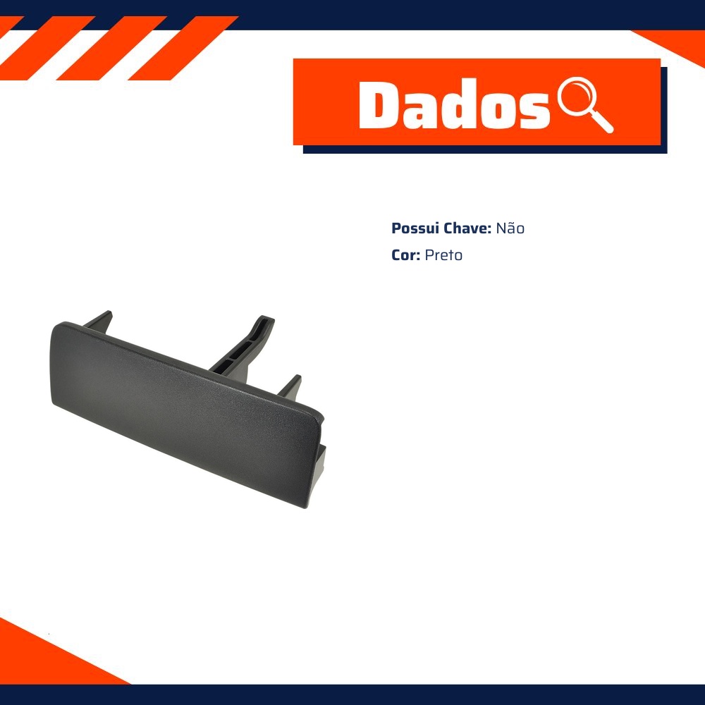 Maçaneta Externa da Tampa da Caçamba para Chevrolet S10 - Universal Automotive - 42257
