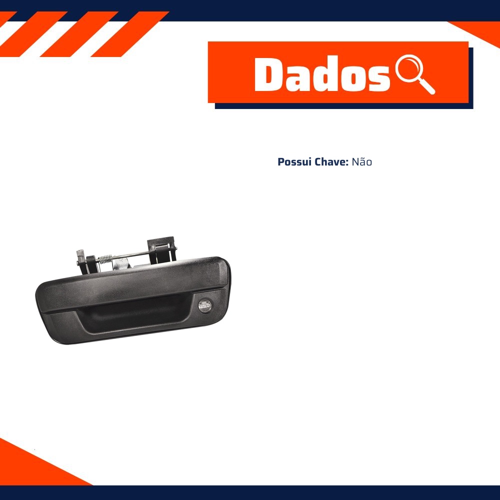 Maçaneta Externa da Tampa da Caçamba para Chevrolet Montana - Universal Automotive - 41334