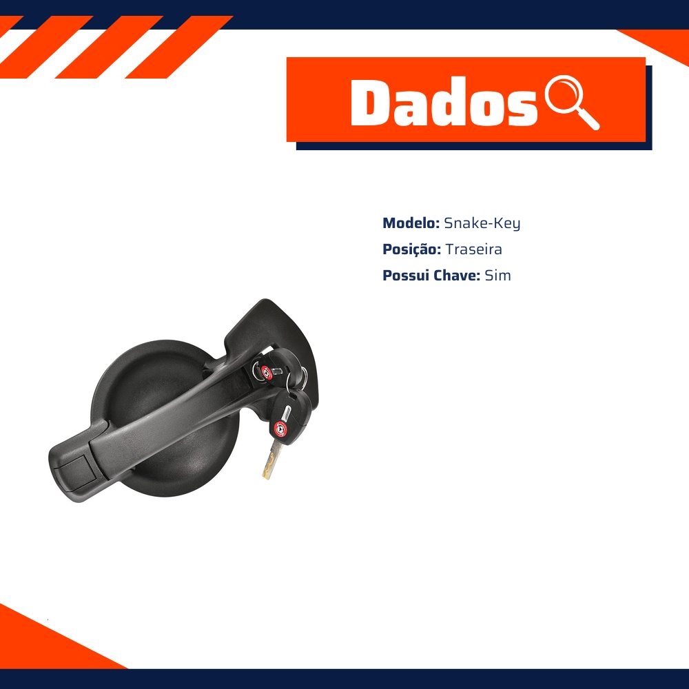 Maçaneta Externa do Porta-Malas para Fiat Doblo - Universal Automotive - 71337