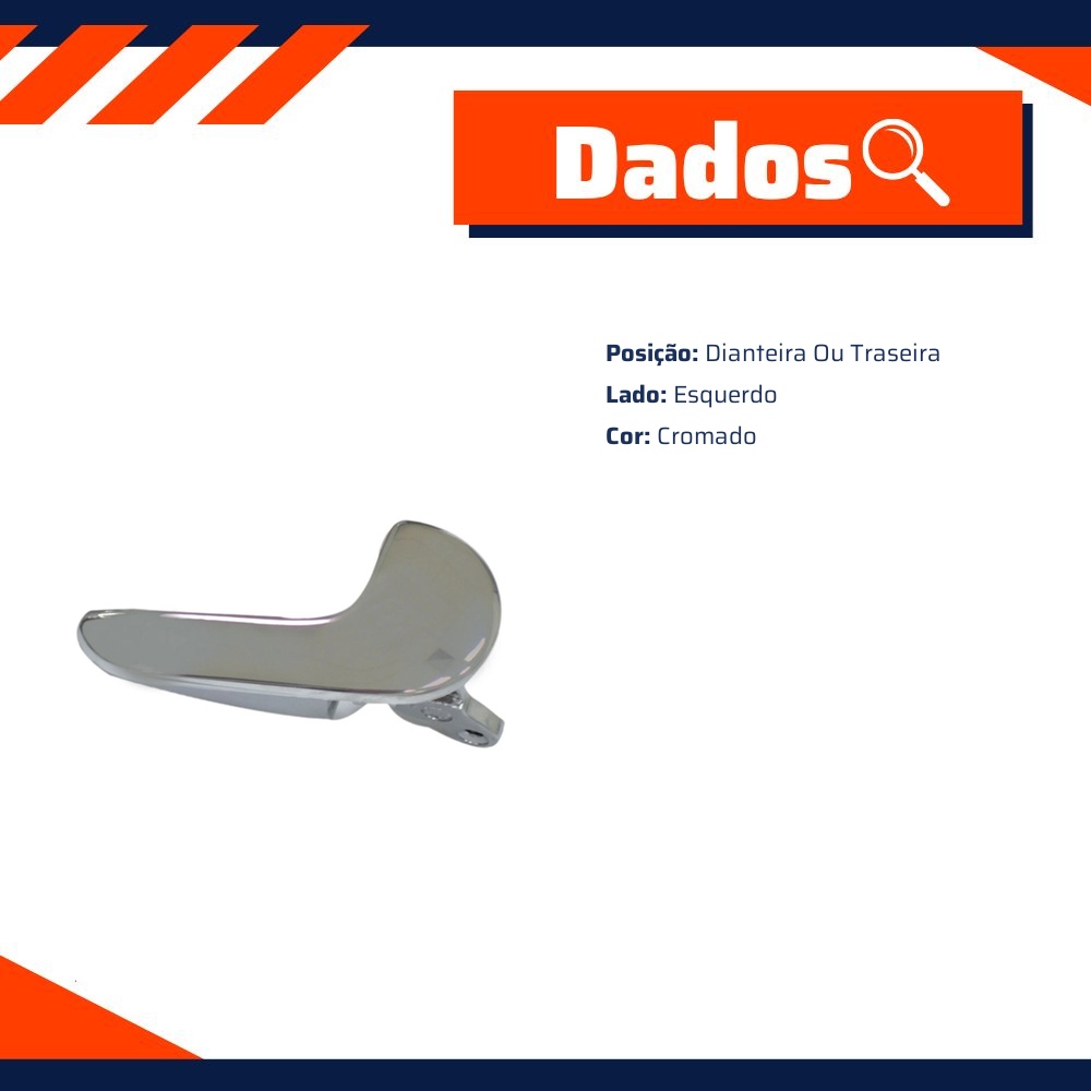 Maçaneta Interna da Porta para Chevrolet Montana - Universal Automotive - 41725