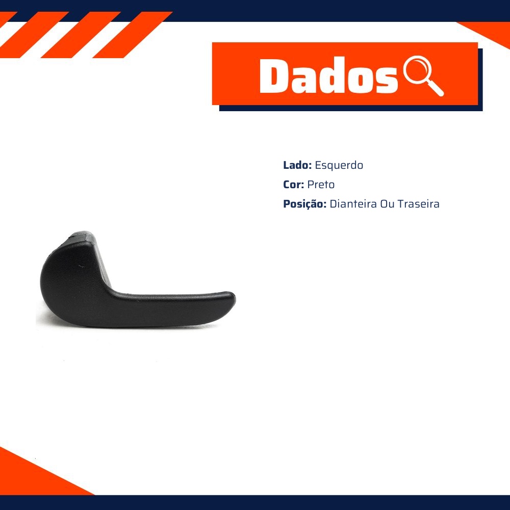 Maçaneta Interna da Porta para Chevrolet Montana - Universal Automotive - 41723