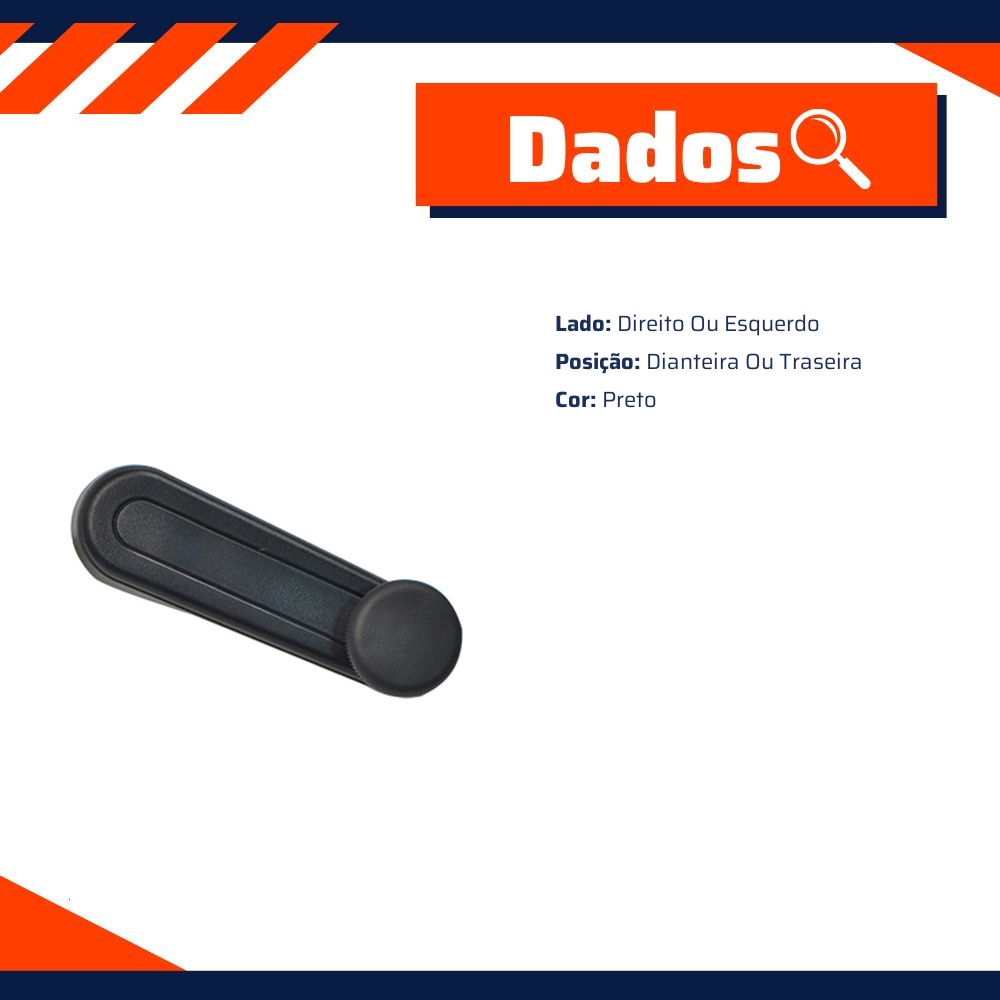 Manivela Reguladora do Vidro para Toyota Etios e Etios Sedan - Universal Automotive - 61352