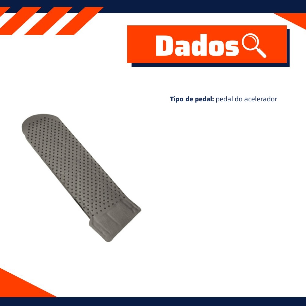 Pedal do Acelerador para Volkswagen Variant - Universal Automotive - 20592