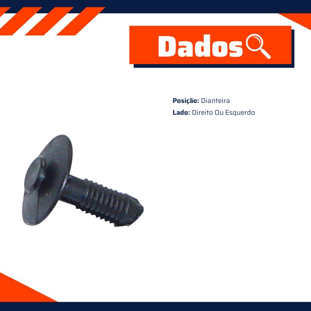 Kit 10 Rebite do Para-choque - Universal - 40946