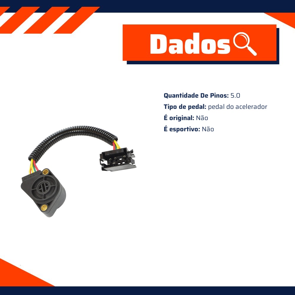 Sensor Eletrônico do Pedal do Acelerador - Universal - 71842