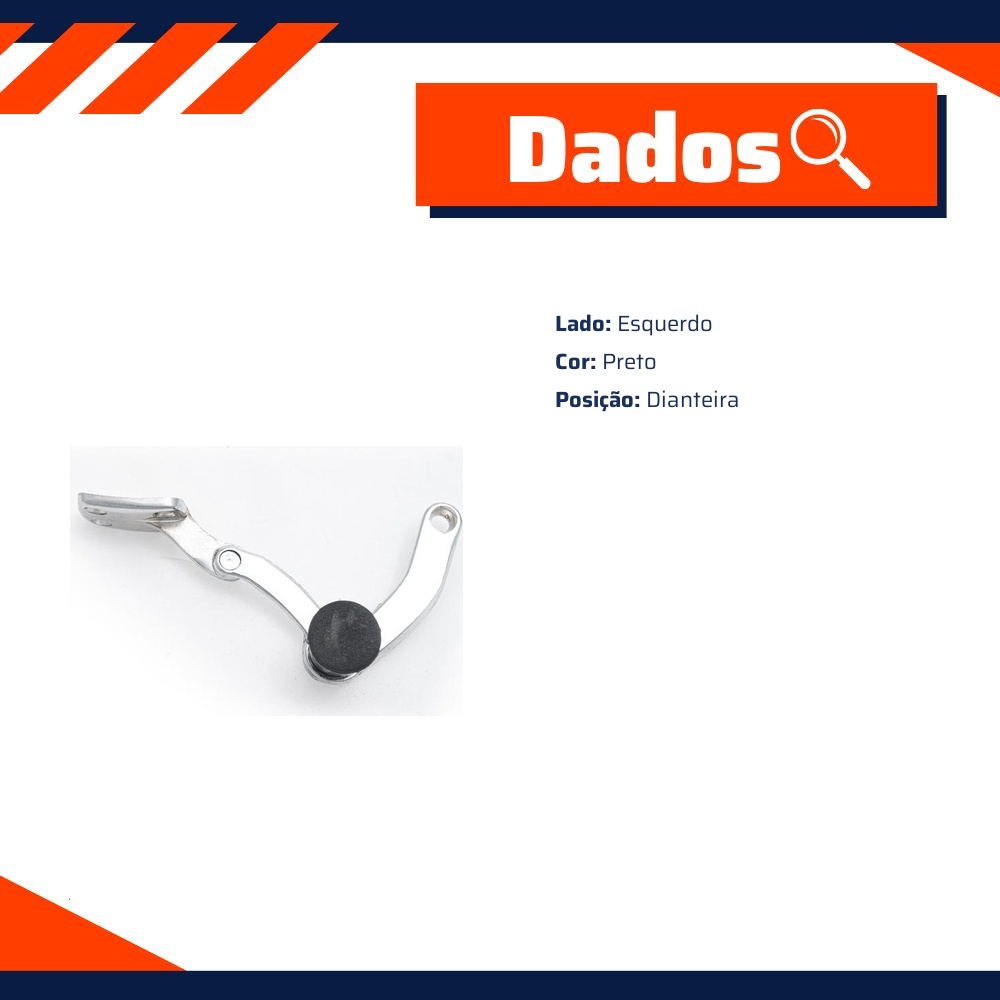 Trinco da Janela Basculante da Porta para Volkswagen Fusca - Universal Automotive - 20131