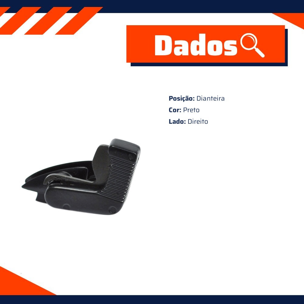 Trinco do Quebra-Vento da Porta para Chevrolet Opala - Universal Automotive - 40354