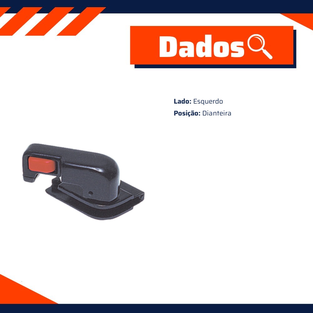 Trinco do Quebra-Vento da Porta para Volkswagen Santana - Universal Automotive - 20631