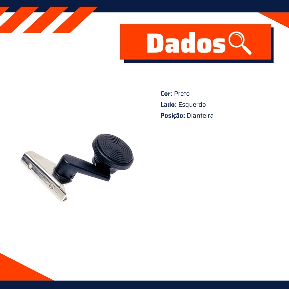 Trinco do Quebra-Vento da Porta para Volkswagen Passat - Universal Automotive - 20463