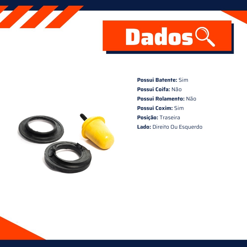 Kit de Batente do Amortecedor para Toyota RAV4 - Amortex - 34439