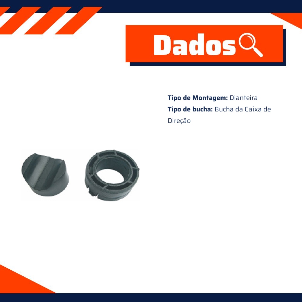 Bucha da Caixa de Direção para Fiat Palio - Amortex - 35873