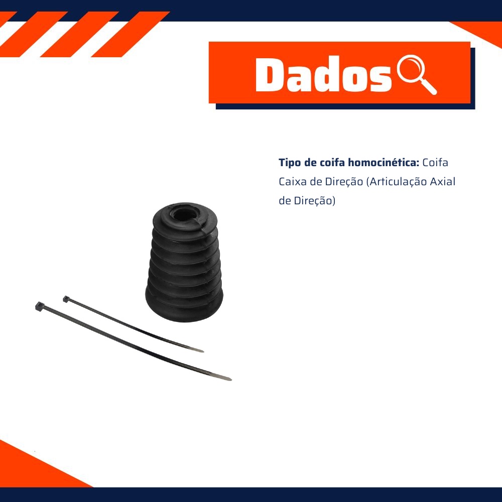 Kit de Coifa da Caixa de Direção - Amortex - 35060