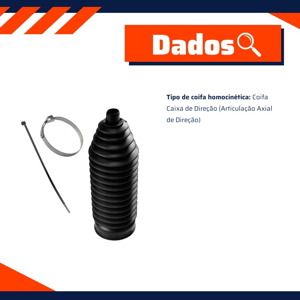 Kit de Coifa da Caixa de Direção - Amortex - 35101