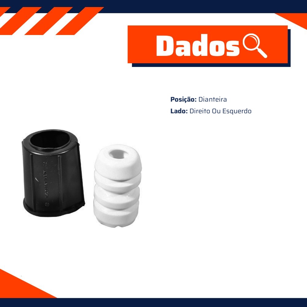 Kit de Coifa e Batente do Amortecedor para Fiat Uno - Amortex - 35171