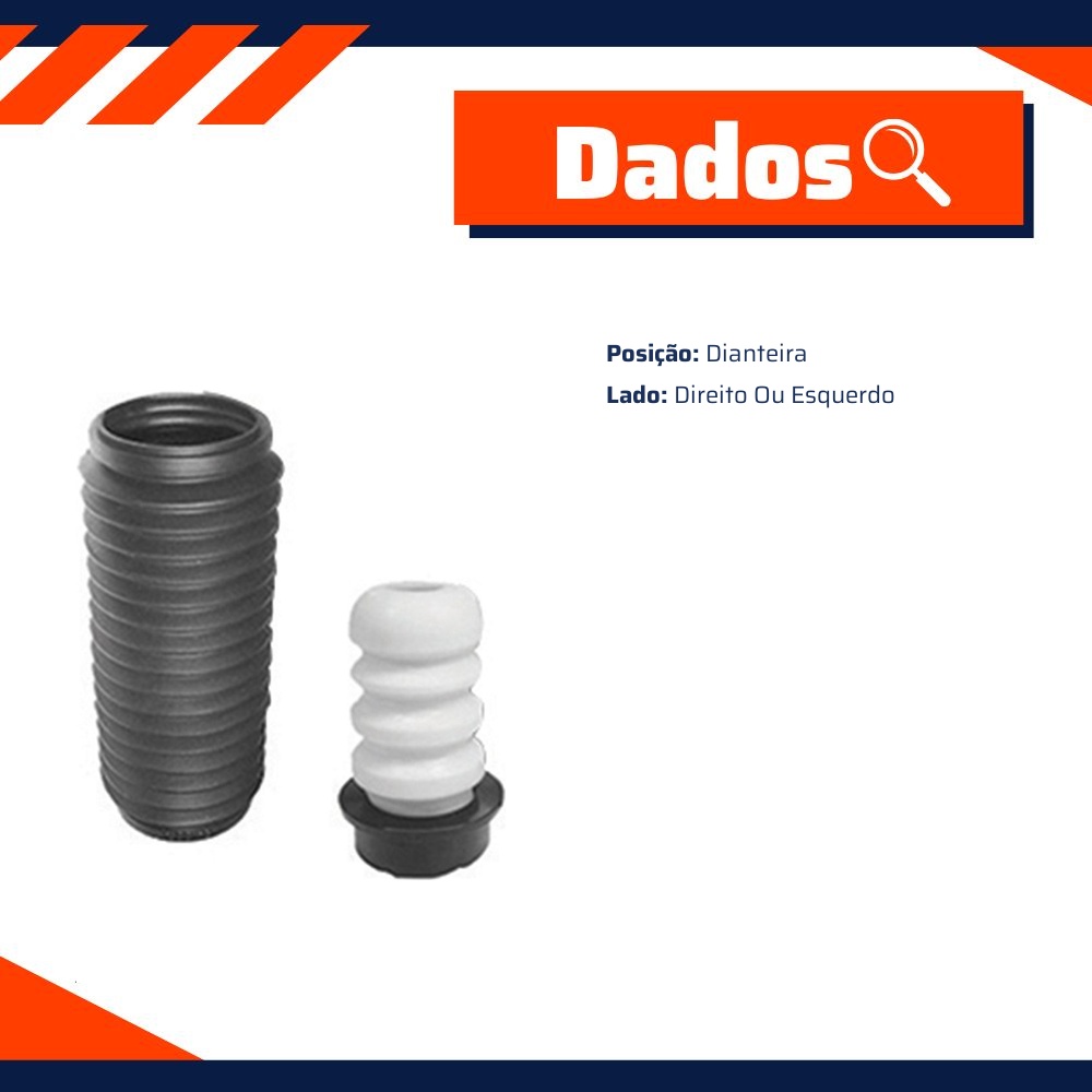 Kit de Coifa e Batente do Amortecedor para Fiat Strada - Amortex - 35200