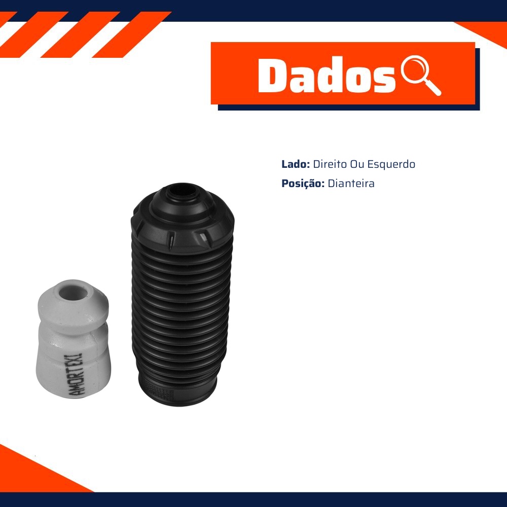 Kit de Coifa e Batente do Amortecedor - Amortex - 35212