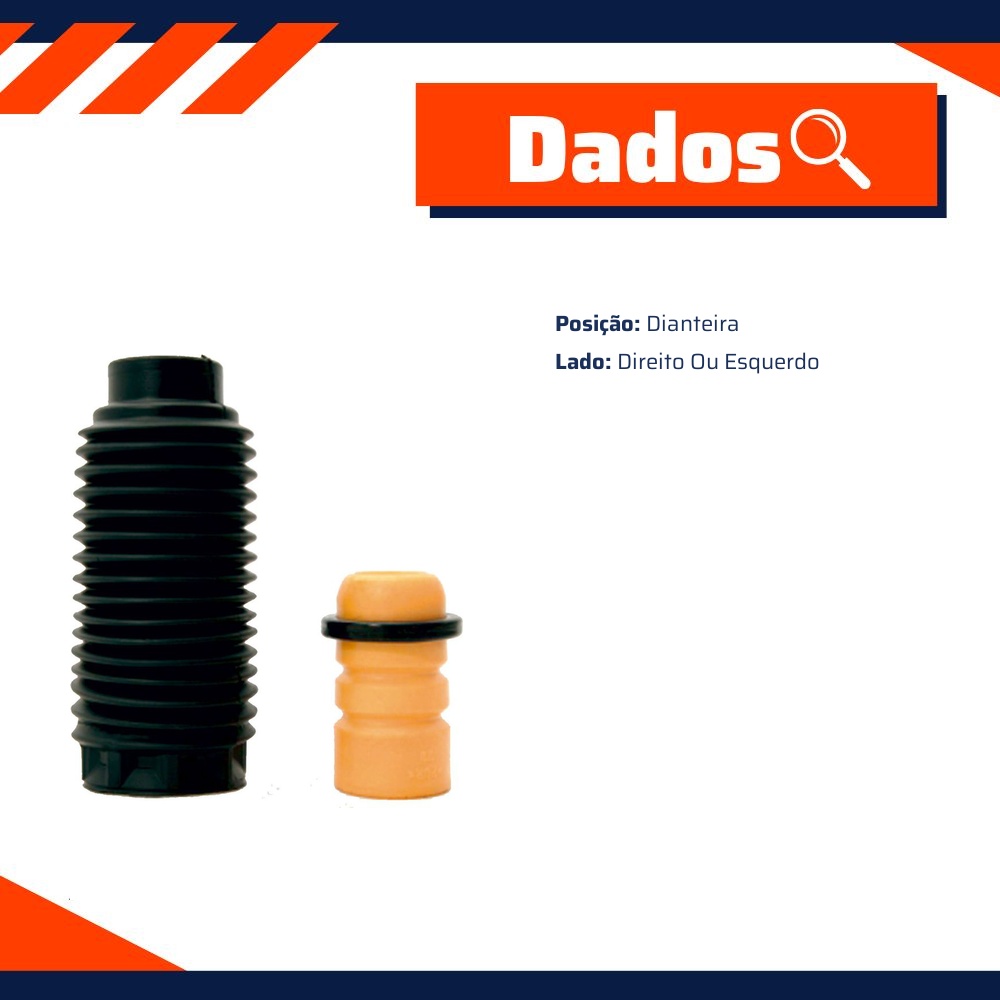 Kit de Coifa e Batente do Amortecedor - Amortex - 35779