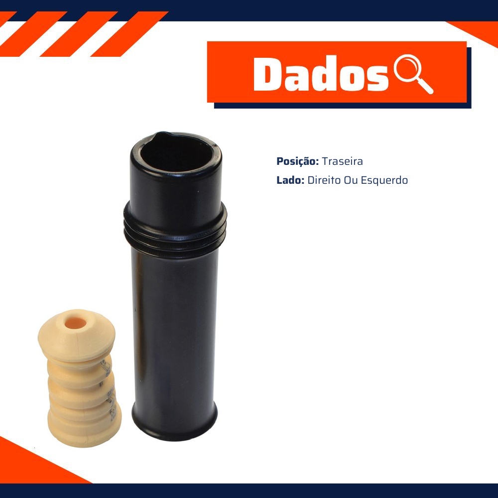 Kit de Coifa e Batente do Amortecedor para Peugeot 307 - Amortex - 35152