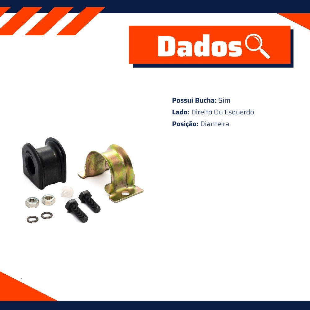 Kit de Reparo da Barra Estabilizadora para Ford Ranger - Amortex - 34509