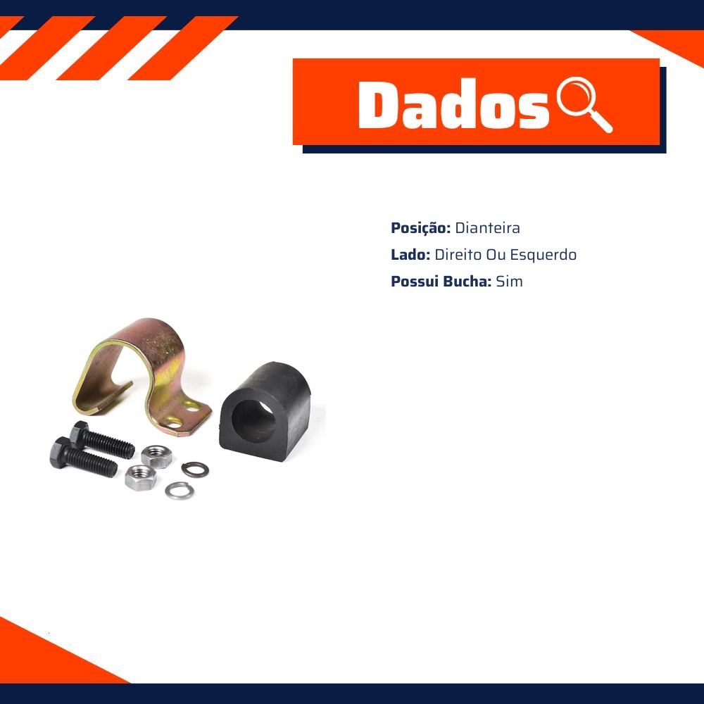 Kit de Reparo DA Barra Estabilizadora - Amortex - 34543