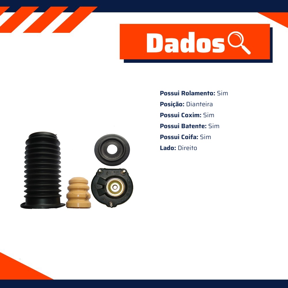 Kit do Amortecedor para Fiat Linea - Amortex - 35894