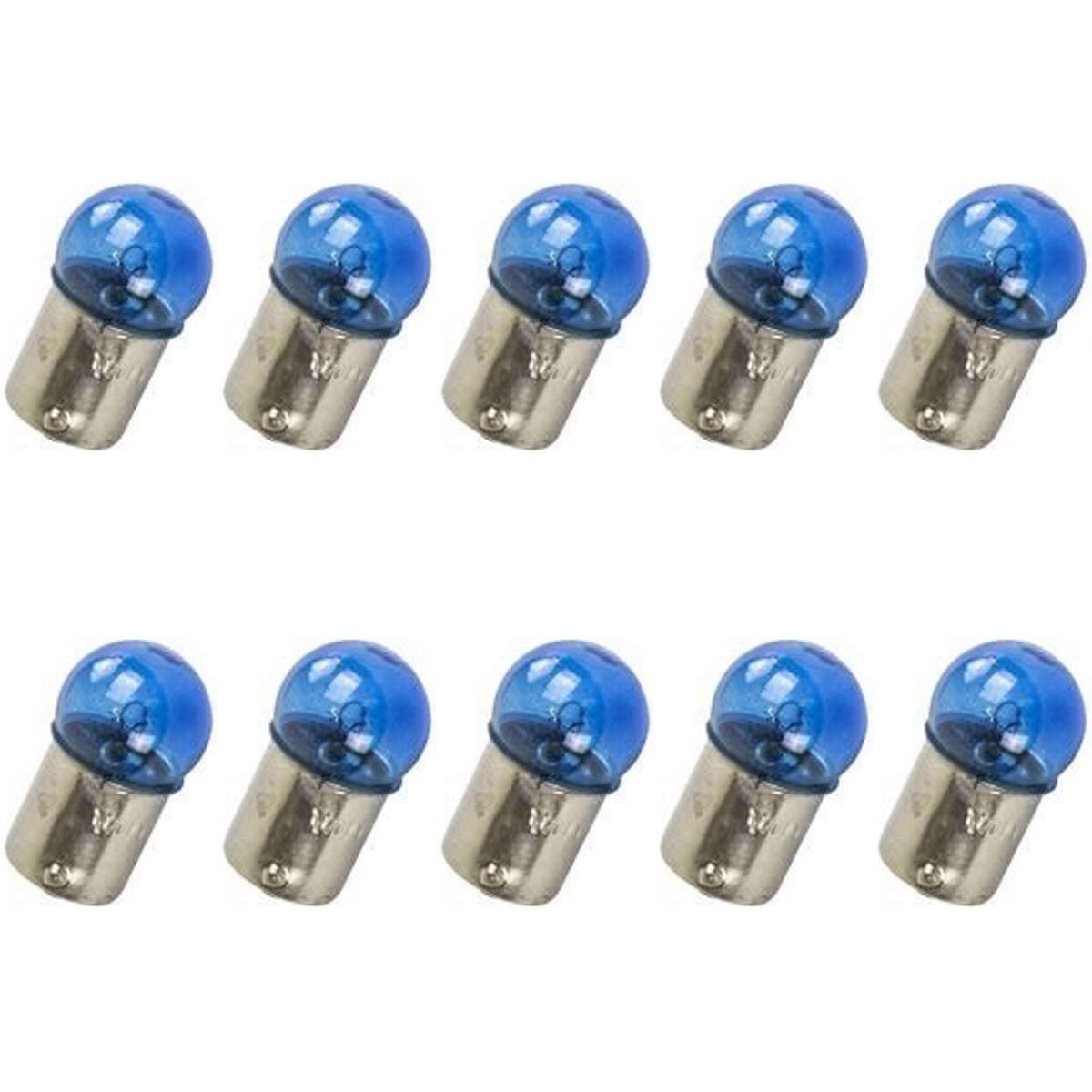 10 Lâmpadas Halógena R10W Azul - Electric-Life - 28073