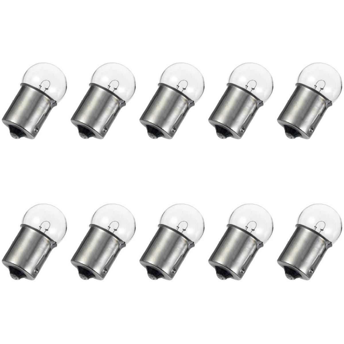 10 Lâmpadas Halógena R10W Branca 24V - Electric-Life - 28071