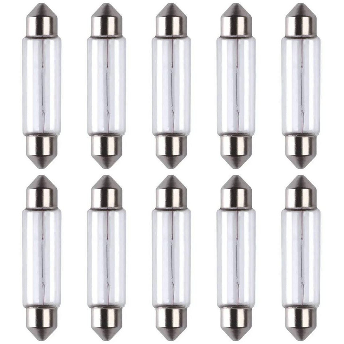10 Lâmpadas Halógena Torpedo 10W para Audi A4 - Electric-Life - 28031