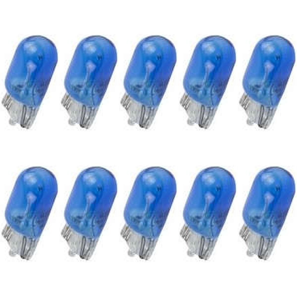 10 Lâmpadas Halógena W3W 12V Azul - Electric-Life - 28054