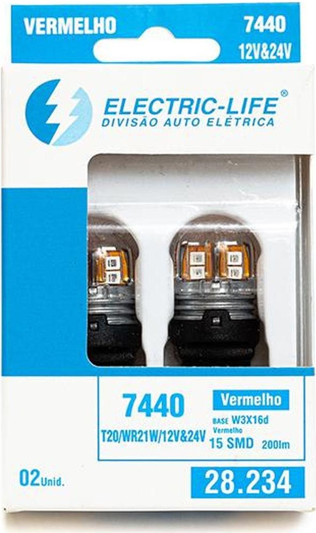 2 Lâmpada Led T20 - Electric-Life - 28234