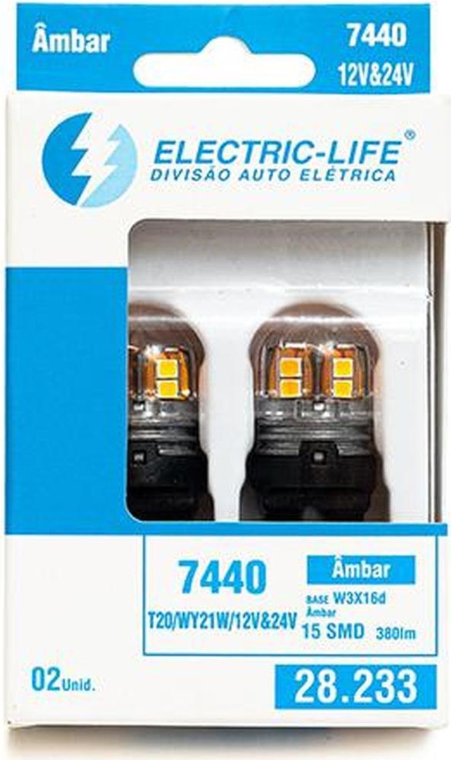 2 Lâmpada Led T20 - Electric-Life - 28233
