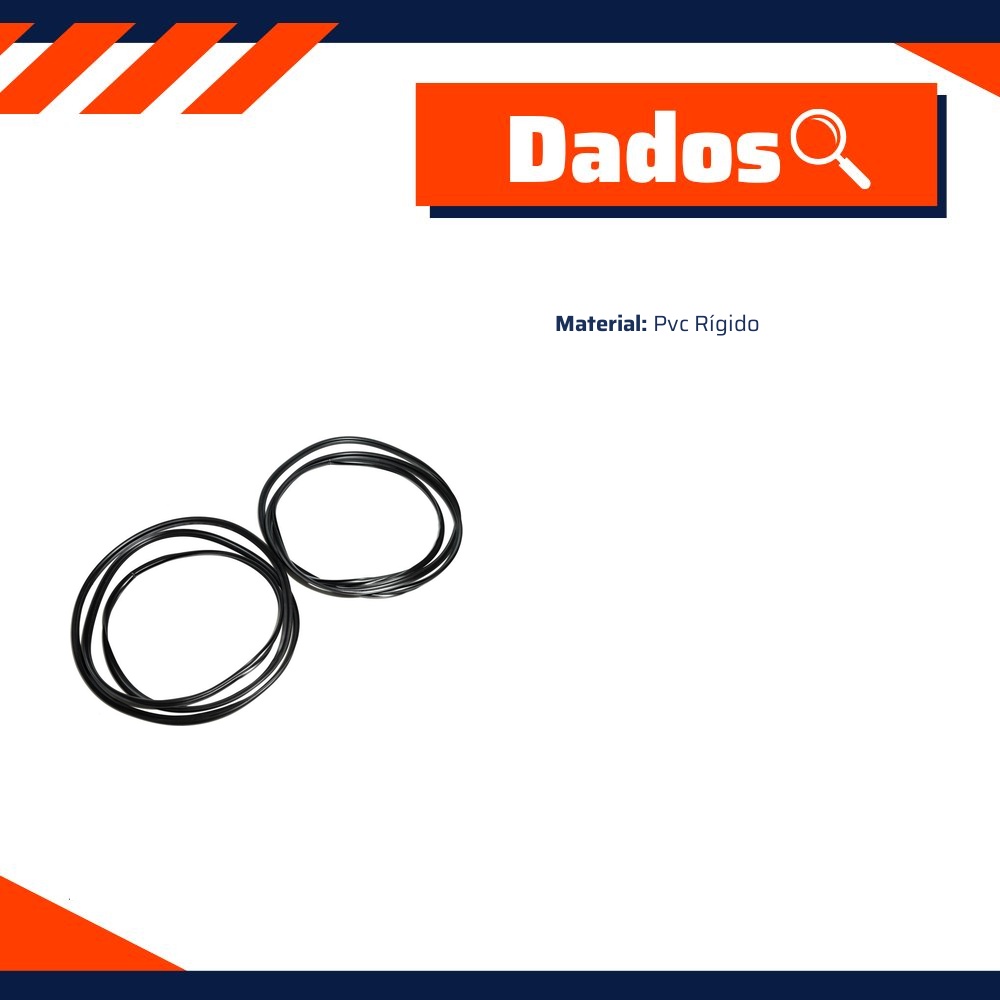 Par de Arremate da Janela Lateral Fixa para Volkswagen Parati - Uniflex - 37374
