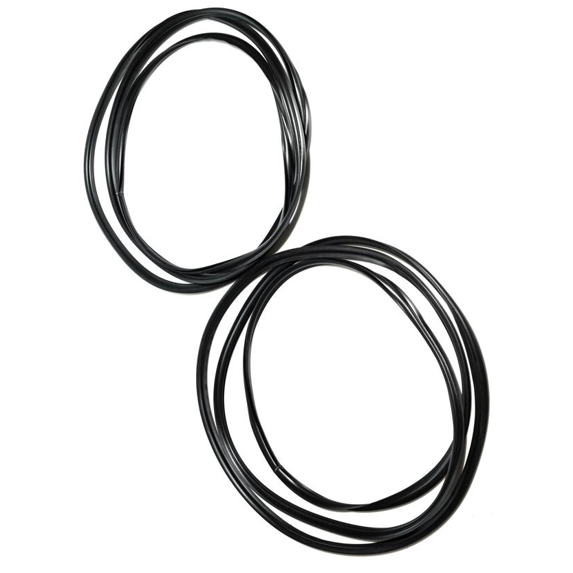Par de Arremate da Janela Lateral Fixa para Volkswagen Parati - Uniflex - 37374