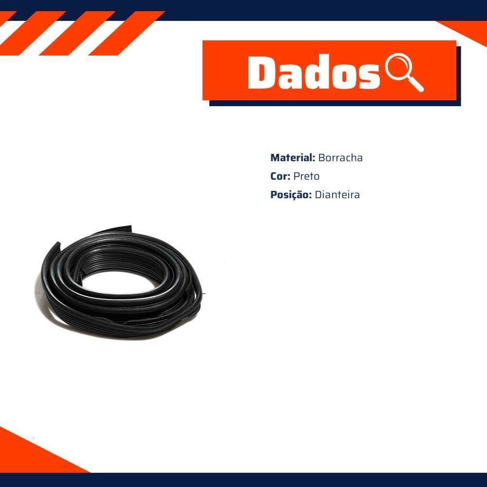 Par de Borrachas do Para-Lama para Volkswagen Variant - Uniflex - 37743