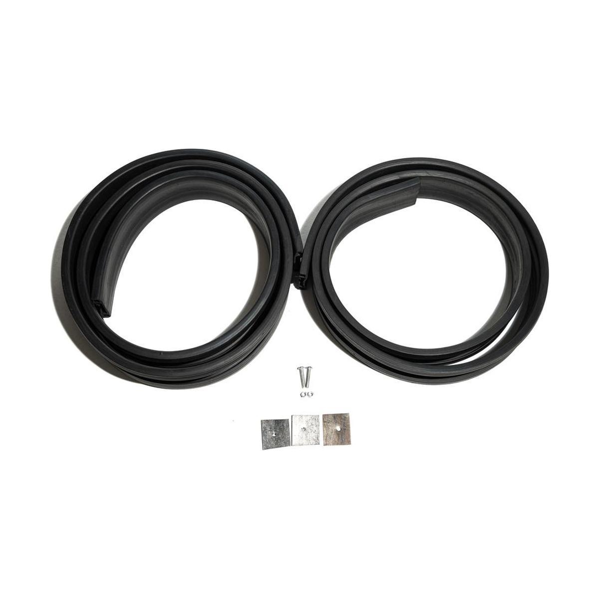 Par de Borrachas do Para-Choque para Volkswagen Brasilia e Fusca - Uniflex - 37720