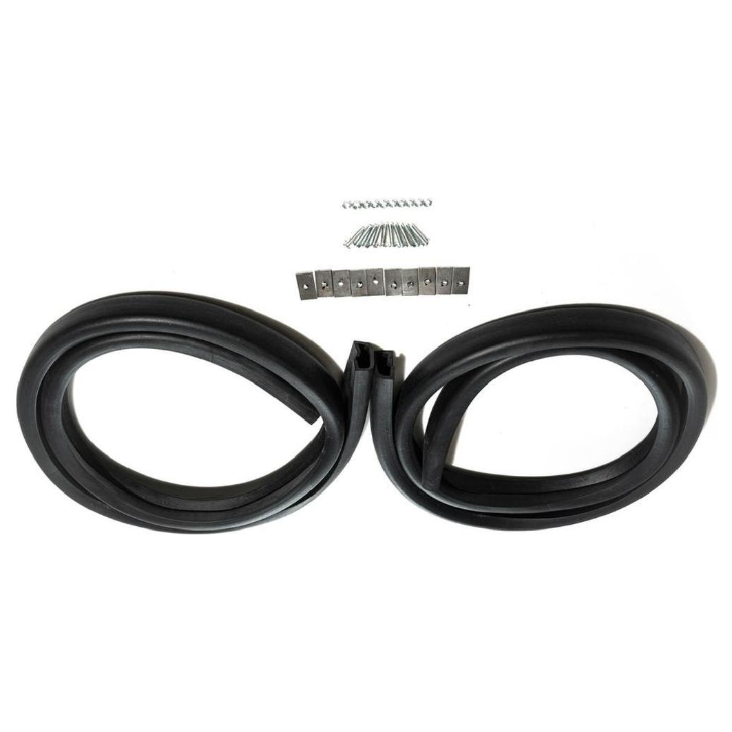 Par de Borrachas do Para-Choque para Volkswagen Passat - Uniflex - 37722