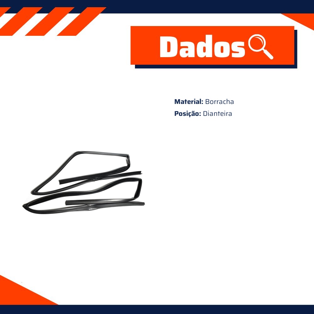 Par de Canaletas da Porta para Volkswagen Crossfox e Spacefox - Uniflex - 37573