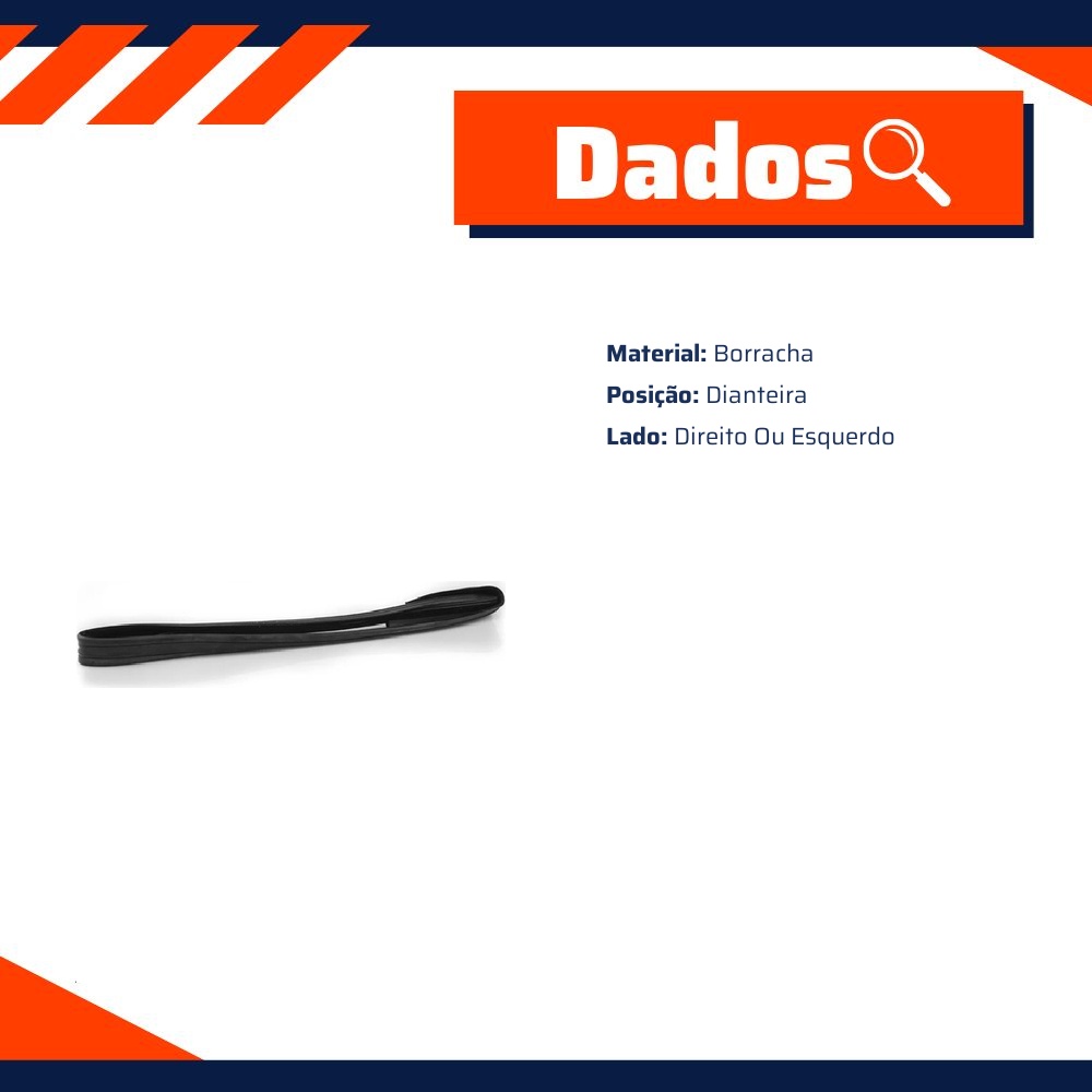 Par de Canaletas da Porta para Fiat Fiorino e Uno - Uniflex - 39055