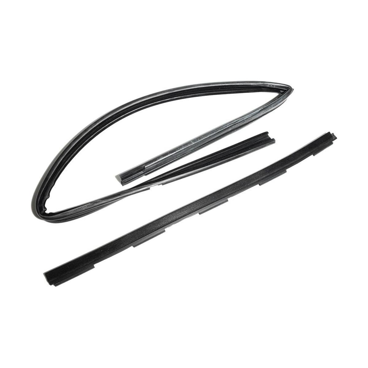 Par de Canaletas da Porta para Volkswagen Quantum e Santana - Uniflex - 37560