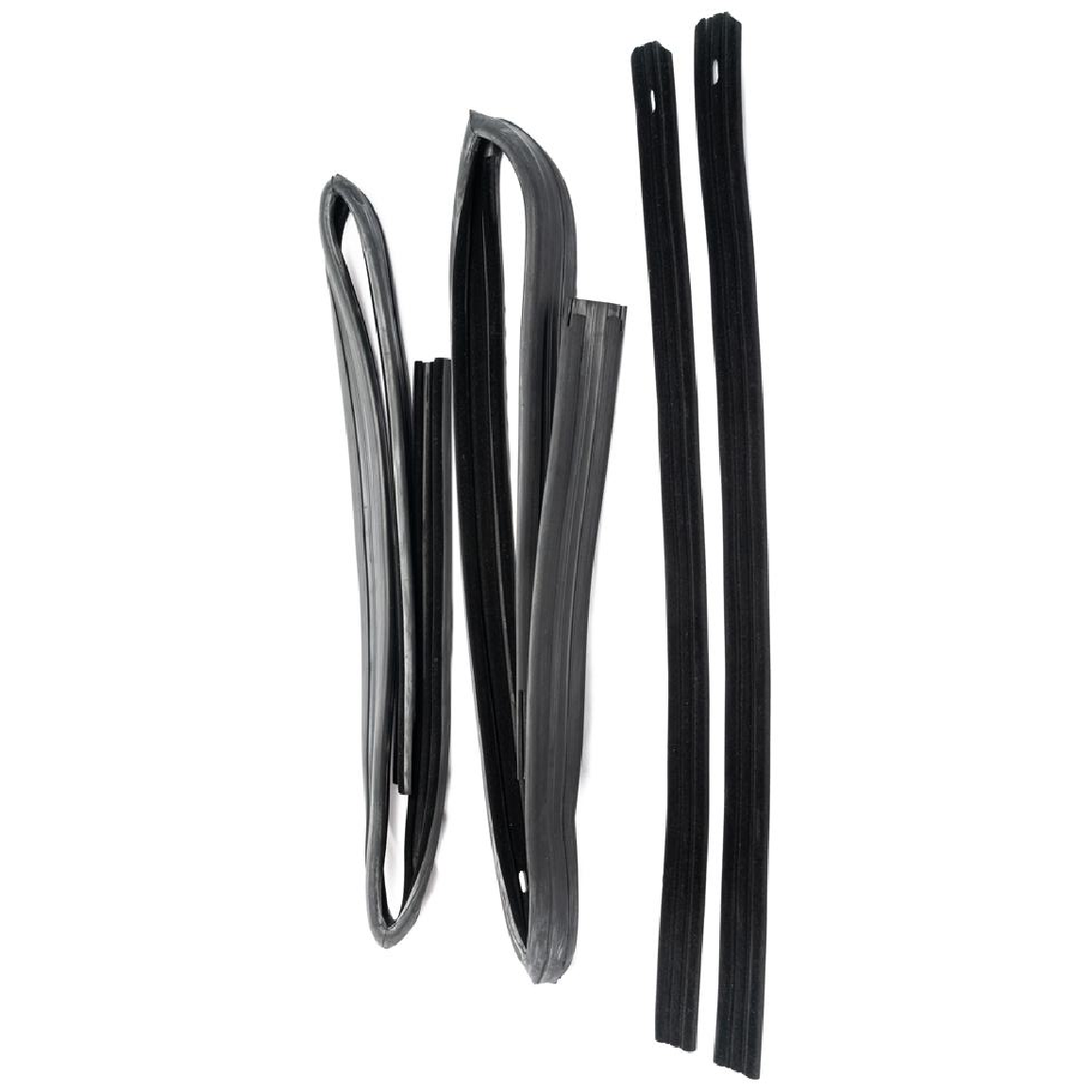 Par de Canaletas da Porta para Volkswagen Quantum e Santana - Uniflex - 37545