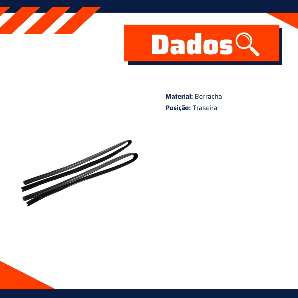 Par de Canaletas da Porta para Chevrolet Montana - Uniflex - 38025