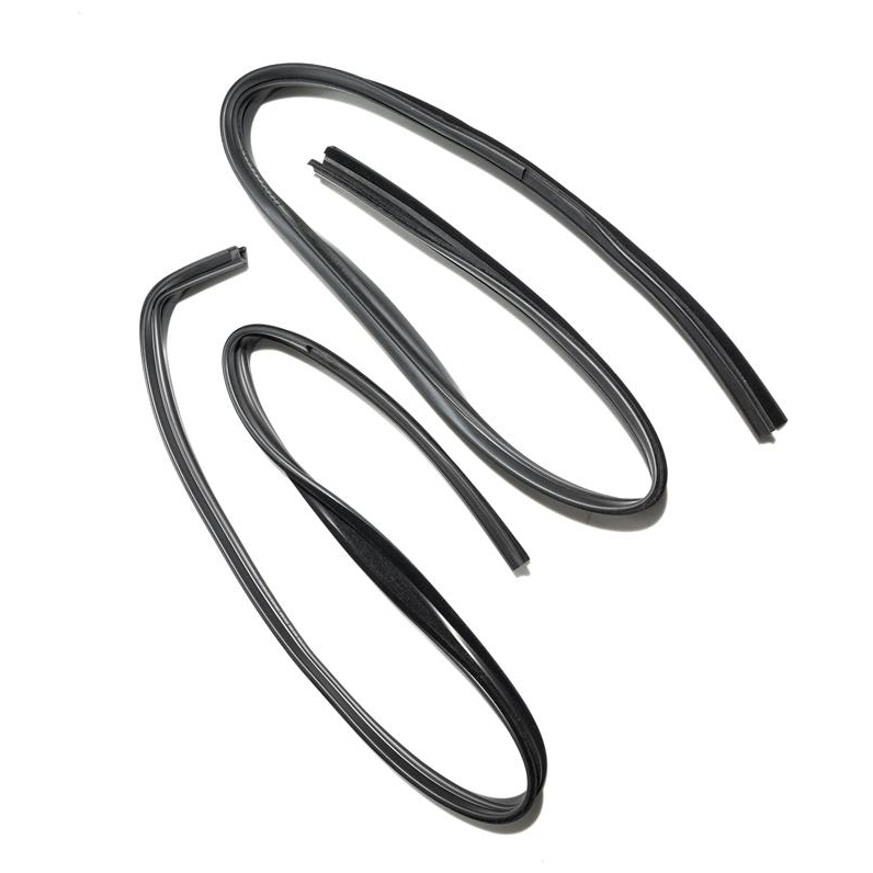 Par de Canaletas da Porta para Ford Ecosport - Uniflex - 38659