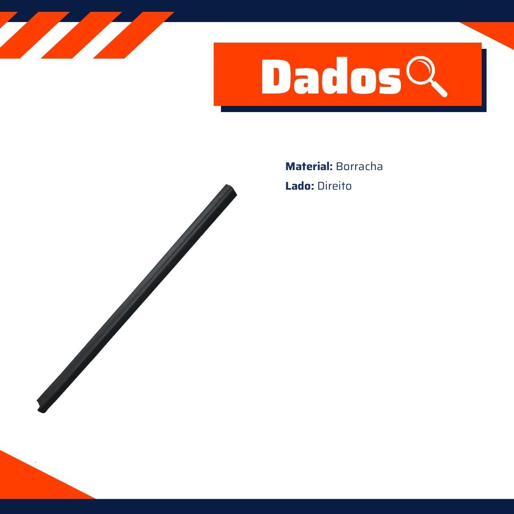 Pestana Interna da Porta para Volkswagen Gol e Parati - Uniflex - 37663