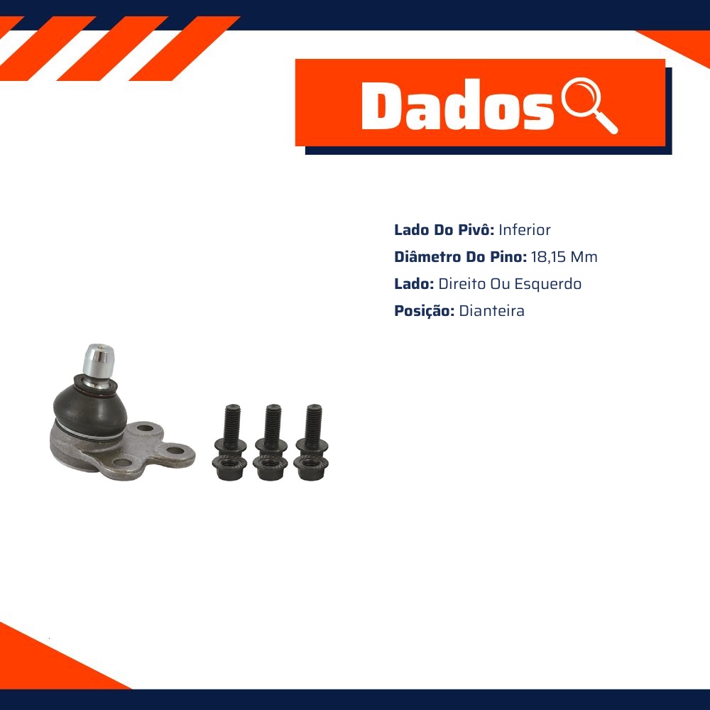 Pivô da Suspensão para Chevrolet Onix - Amortex - 53141