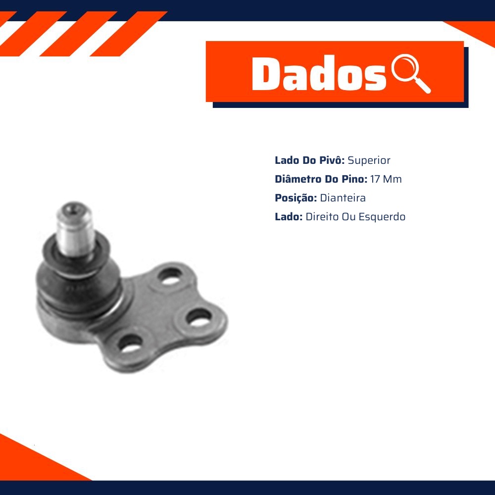 Pivô da Suspensão para Fiat Bravo e Stilo - Amortex - 53111