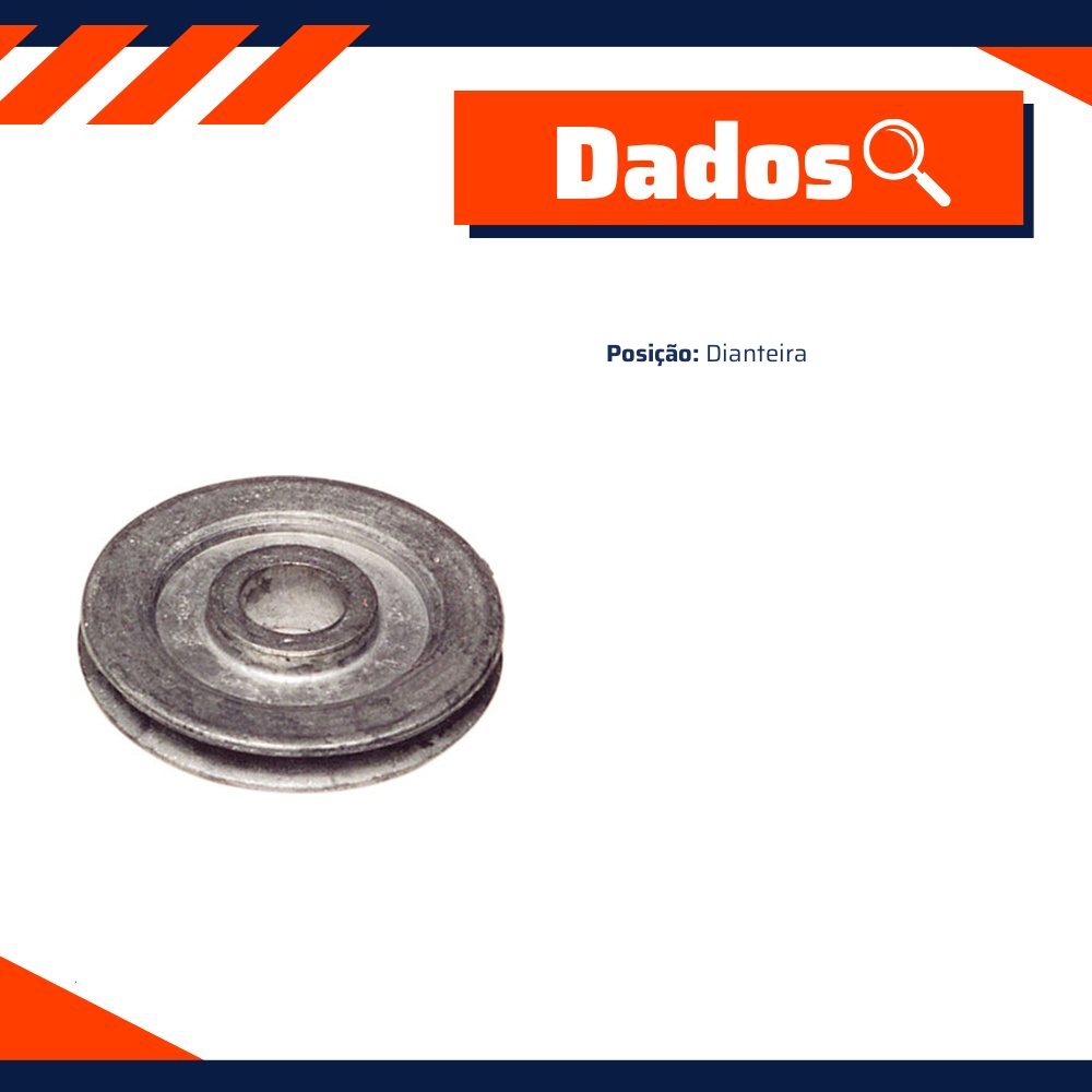 Roldana da Máquina do Vidro da Porta para Chevrolet Chevette - Micro - 40123